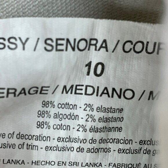 Gloria Vanderbilt Jeans W Sz 10 Gray Amanda High-Rise Stretch Denim Medium Wash - Picture 9 of 10